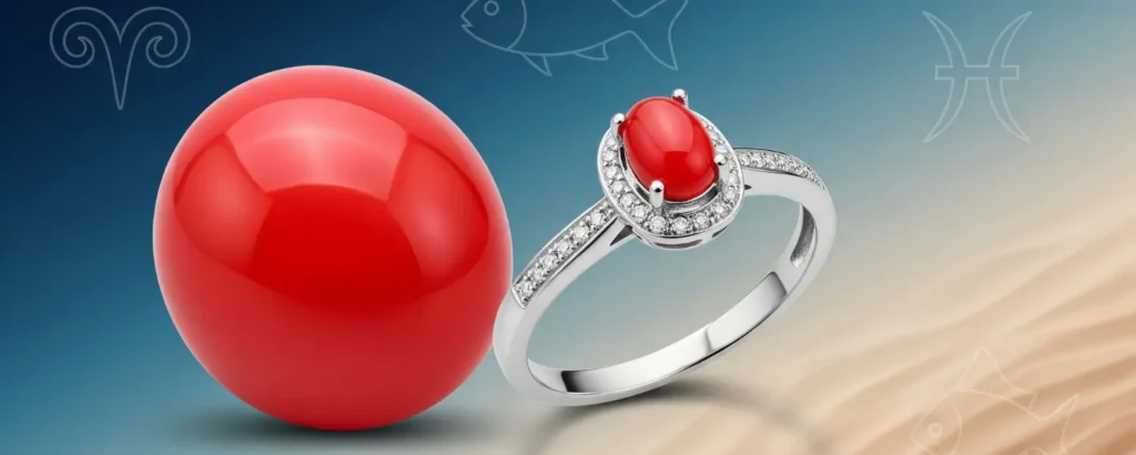 red coral stone